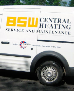 BSW Central Heating van